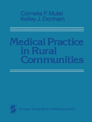cover image of Medical Practice in Rural Communities